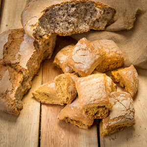 Crostes de pan payés
