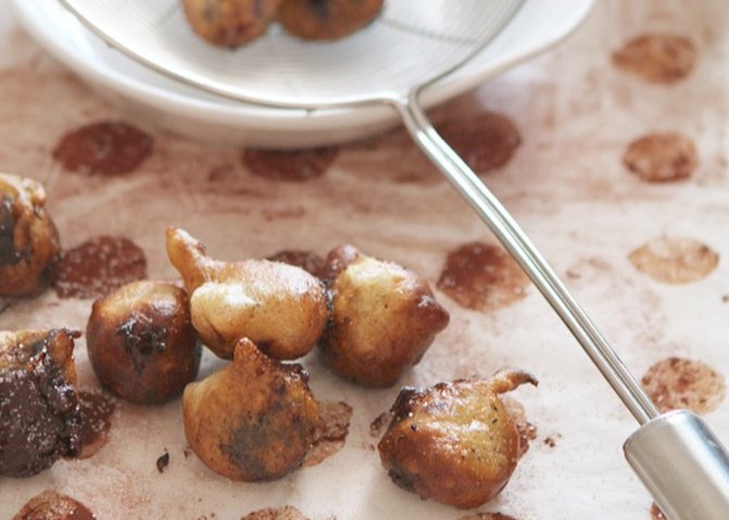 Buñuelos de chocolate