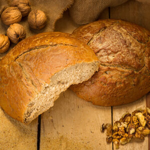 Pan de nueces y centeno